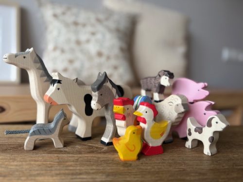 A tanya állatai - Holztiger fajáték szett