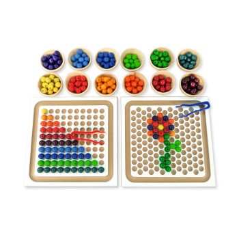   Bauspiel gyöngytábla, 240 darabos (tálka nélkül) fajáték