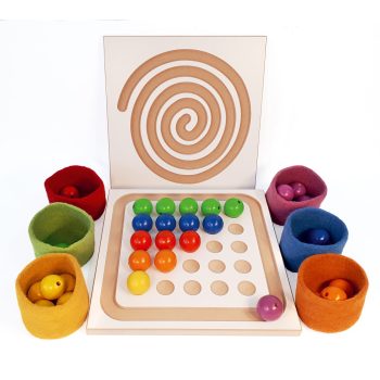 Bauspiel junior gyöngytábla, 43 darabos fajáték