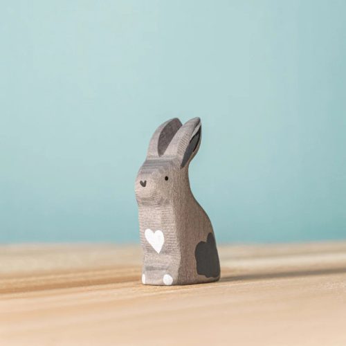 Bumbu Toys szürke nyuszi fajáték