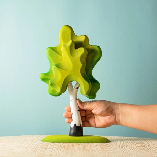 Bumbu Toys nyírfa, zöld fajáték