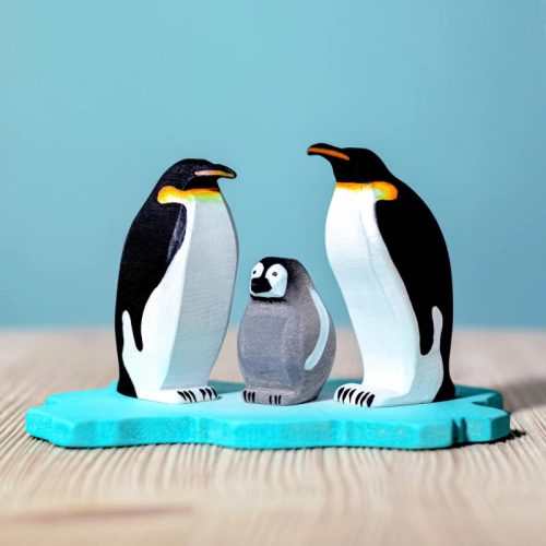 Bumbu Toys pingvin család fajáték, jégtáblával