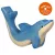Holztiger delfin, kicsi