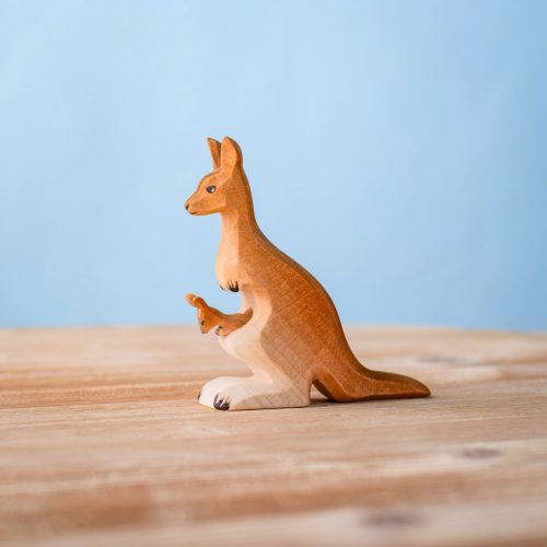 Bumbu Toys kenguru mama és kicsinye