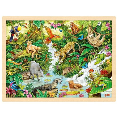 Goki fa puzzle - A dzsungel