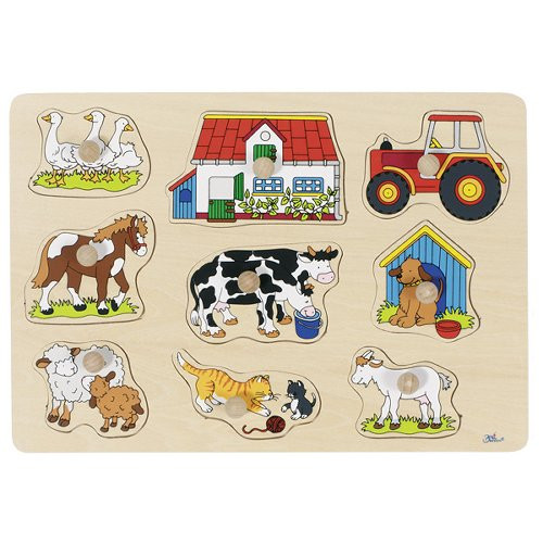Goki fogantyús fa kirakó - A farm
