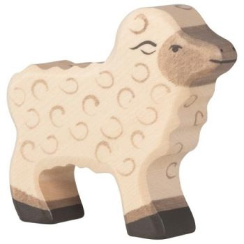 Holztiger bárány fajáték