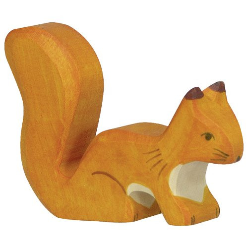 Holztiger mókus fajáték, vörös