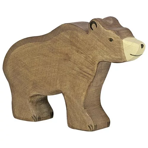 Holztiger medve fajáték, nagy