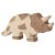 Holztiger triceratops fajáték