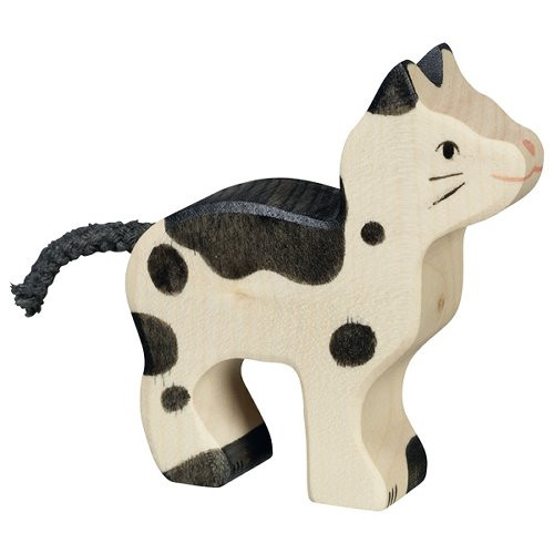 Holztiger macska fajáték, fekete-fehér
