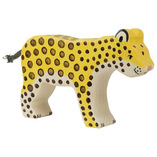 Holztiger leopárd fajáték
