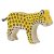 Holztiger leopárd fajáték