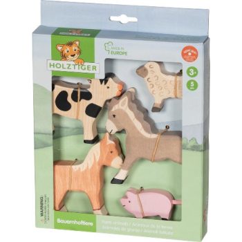 Holztiger farm állatok, mini szett