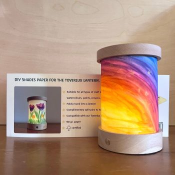 DIY sziluett papír Toverlux manólámpásba