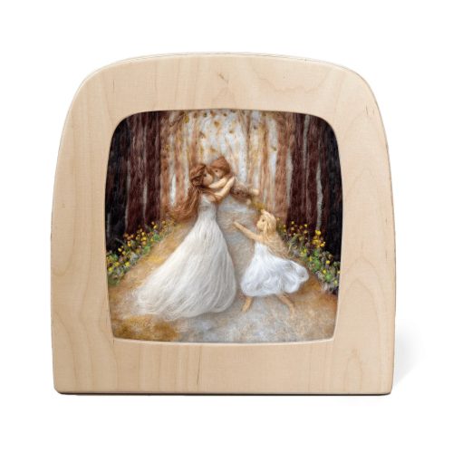 Toverlux sziluett -  Het Wol Feetje / Anya a gyermekeivel