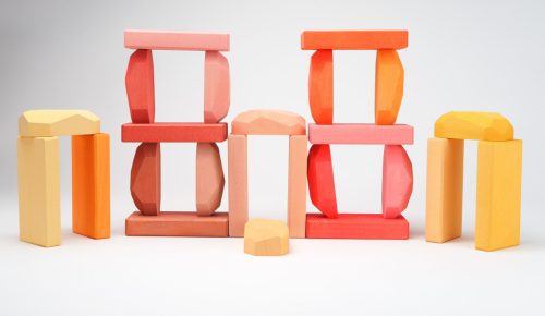 Ocamora építő táblák, kicsi, őszi színek