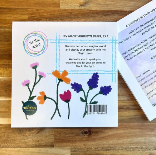 DIY sziluett papír Toverlux lámpába