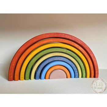 SzeGeWood szivárvány, 9 íves fajáték