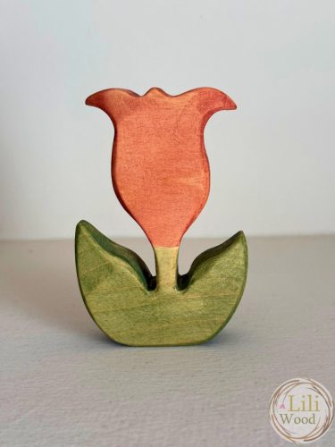 SzeGeWood tulipán, piros